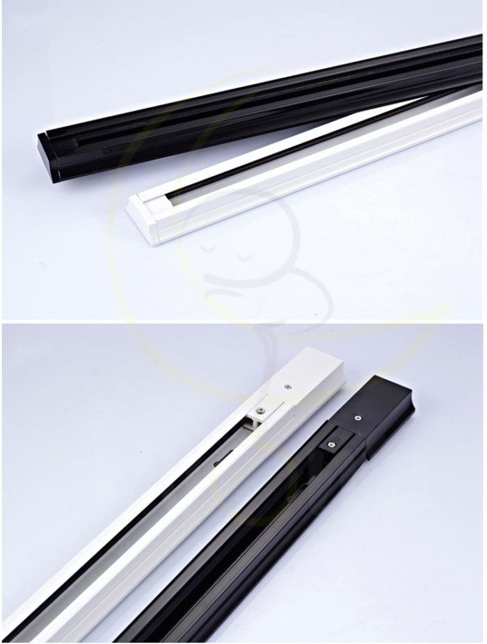 รางไฟ แทรคไลท์ 1 เมตร สีดำ สีขาว Black ,White Track Light rail 1 meter ( เฉพาะรางไฟ ) - Image 2