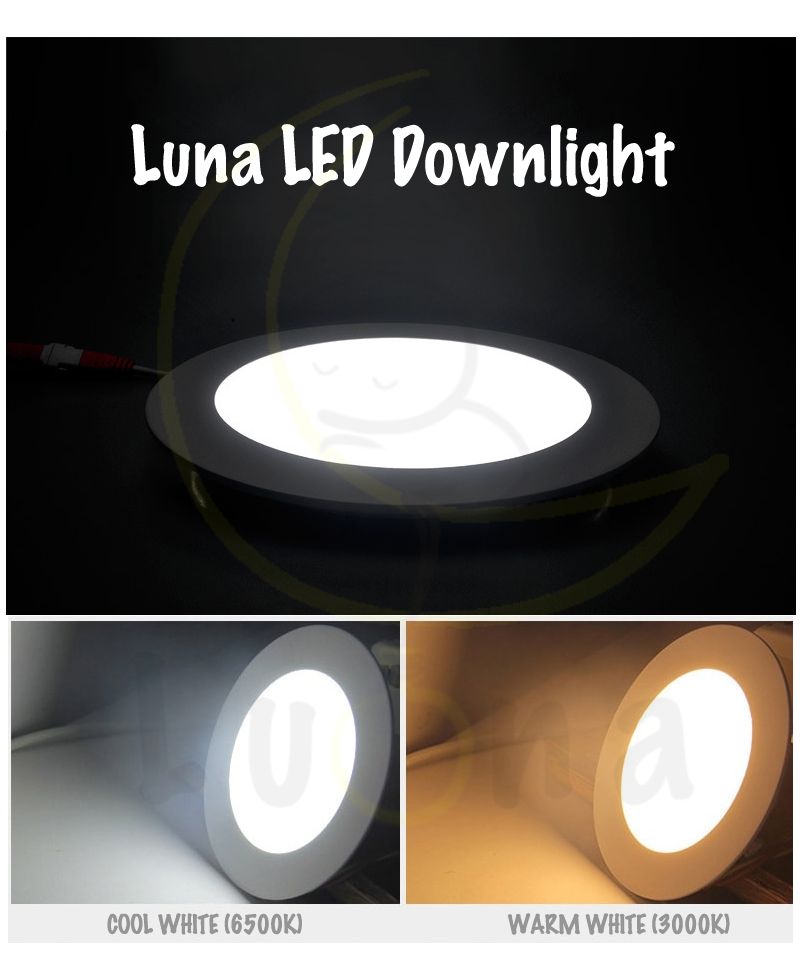 LED โคมไฟดาวน์ไลท์สี่เหลี่ยม โคมพาเนลไลท์แอลอีดี ดาวน์ไลท์ LED Panel Downlight โคมดาวไลท์ ดาวน์ไลท์ฝังฝ้า โคมไฟเพดาน หลอดไฟดาวน์ไลท์ 3W 6W 9W 12W 15W - Image 5