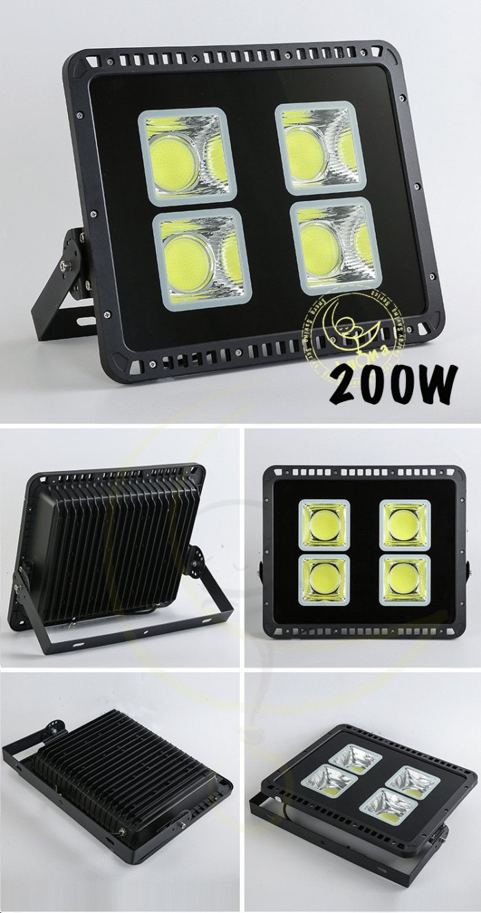[ สว่างเต็มวัตต์ ] สปอตไลท์ ฟลัดไลท์ 50W/100W/200W/300W/400W/500W/600W Luna LED รุ่น COB Circle Spotlight Floodlight [ ประกัน 1 ปี ] - Image 4