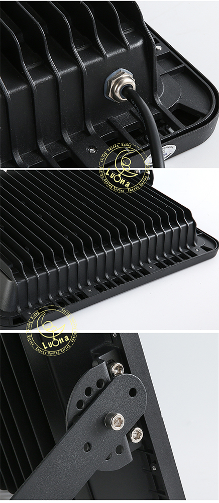 LUNA LED Spotlight Flood Light โคมไฟแอลอีดีสปอตไลท์ 50W 100W 200W 300W 400W 500W 600W รุ่น COB Circle (DAY LIGHT แสงขาว/Warm White แสงเหลือง) - Image 3