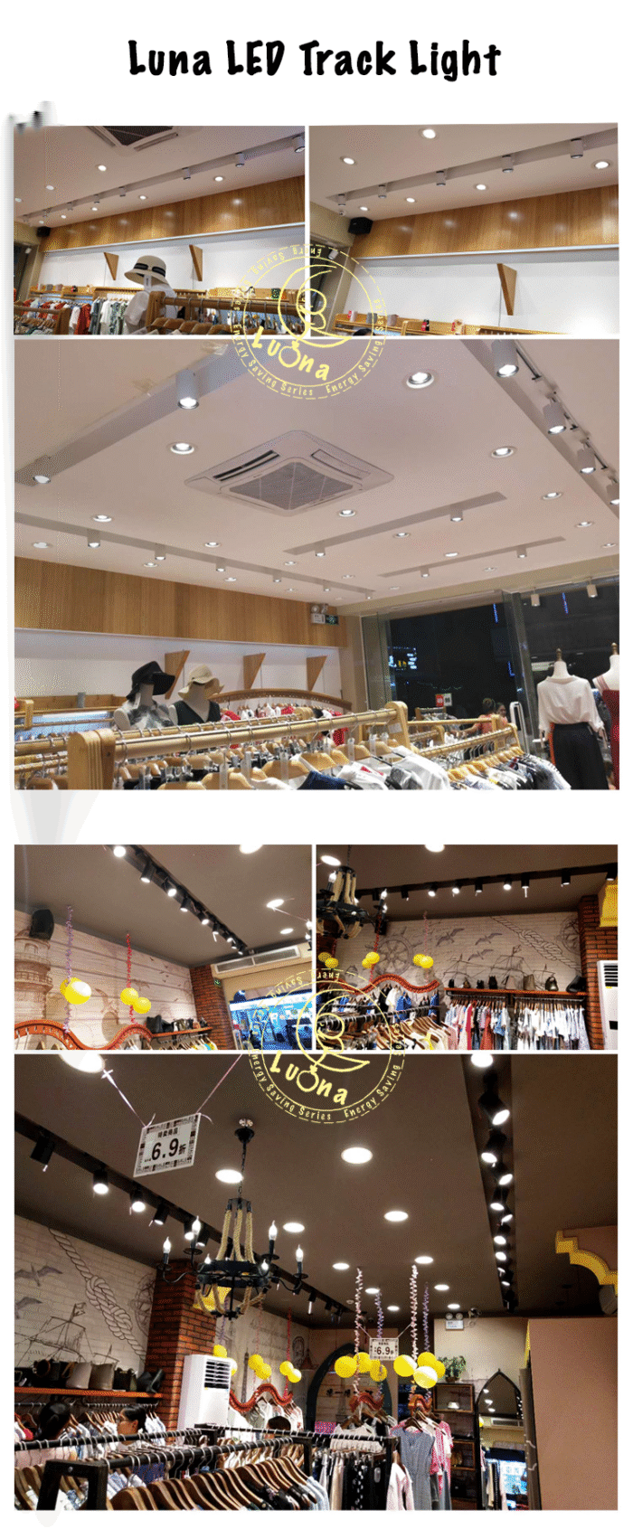 โคมไฟ แทรคไลท์ สีขาว LED 10W / 20W / 30W แสงขาว แสงวอร์ม White Track Light โคมไฟติดราง รุ่น 0919 รับประกัน 1 ปี - Image 5