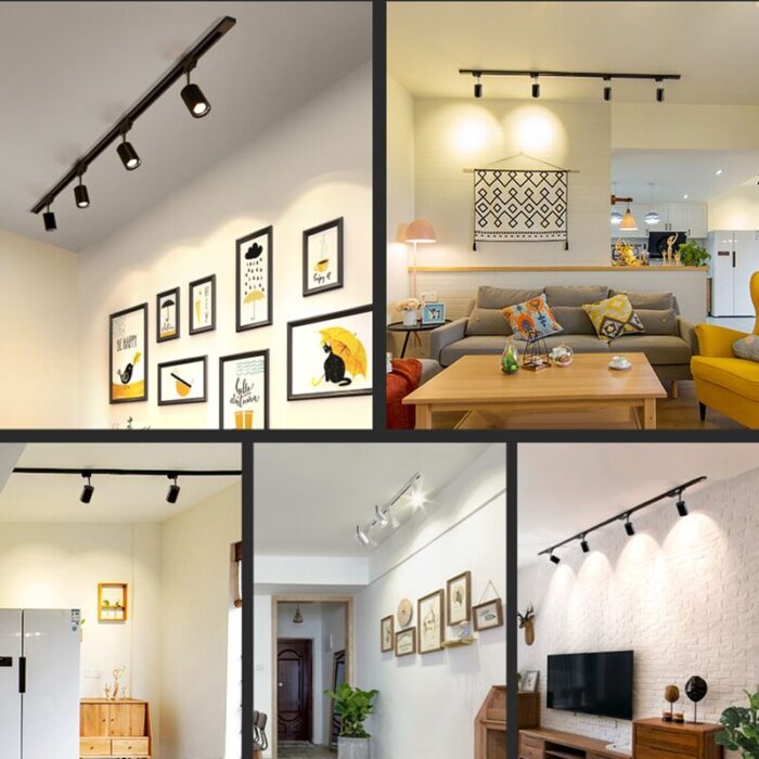 โคมไฟ แทรคไลท์ สีขาว LED 10W / 20W / 30W แสงขาว แสงวอร์ม White Track Light โคมไฟติดราง รุ่น 0919 รับประกัน 1 ปี - Image 2
