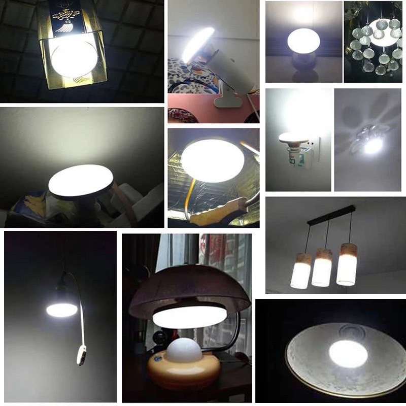 LED UFO Light E27 หลอดไฟ UFO ให้แสงสว่างรอบด้าน 12W 15W 20W 30W 40W 50W 60W (แพ็ค 1/2/5/10) (DAY LIGHT แสงขาว/WARM WHITE แสงวอร์ม) หลอดไฟยูเอฟโอท้องถิ่น หลอดไฟLED UFO โคมพาเนลไลท์แอลอีดี Panel Light - Image 10