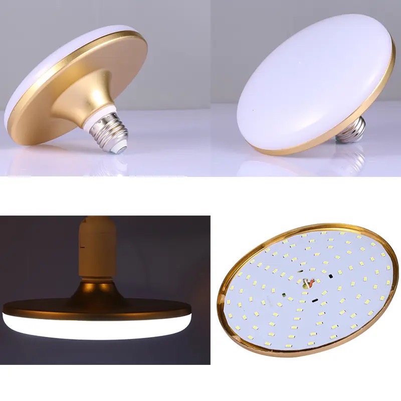 LED UFO Light E27 หลอดไฟ UFO ให้แสงสว่างรอบด้าน 12W 15W 20W 30W 40W 50W 60W (แพ็ค 1/2/5/10) (DAY LIGHT แสงขาว/WARM WHITE แสงวอร์ม) หลอดไฟยูเอฟโอท้องถิ่น หลอดไฟLED UFO โคมพาเนลไลท์แอลอีดี Panel Light - Image 12