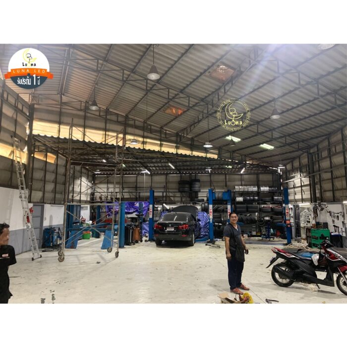 [ ประกัน 1 ปี ][ วัตต์เต็ม ] โคมไฟไฮเบย์ ราคาถูก LED High Bay 150w แสงขาว แสงเหลือง วอร์มไวท์ (แพ็ค 1 ชิ้น) ไฟไฮเบย์ 150 W ไฟโรงงาน ไฟโกดัง - Image 6