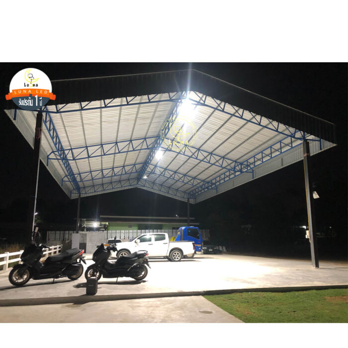 [ ประกัน 2 ปี ][ วัตต์เต็ม ] โคมไฟไฮเบย์ ทนทาน LED High Bay 200w คุณภาพดี แสงขาว daylight (แพ็ค 1 ชิ้น) รุ่น Low Tower【น้ำหนัก 2.2 กิโลกรัม】ไฟโรงงาน ไฟโกดัง - Image 6