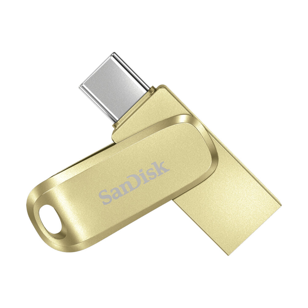 แท้ 100% แฟลชไดรฟ์ SanDisk Ultra Dual Drive Luxe USB Type-C™ - 512GB (สีทอง) ( SDDDC4-512G-G46GD ) ประกัน 5 ปี - Image 6