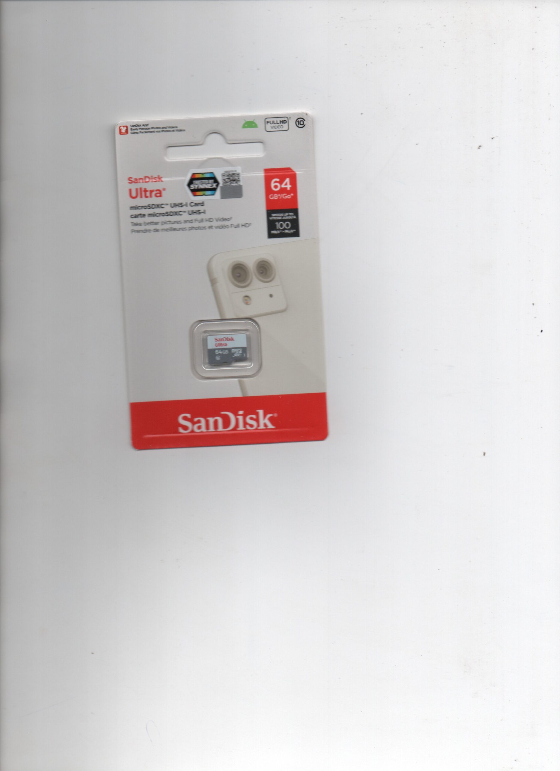64 GB MICRO SD CARD (ไมโครเอสดีการ์ด) SANDISK ULTRA SDXC CLASS 10 (SDSQUNR-064G-GN3MN) ประกัน 7 ปี Capacity : 64GB Class : Class 10,SDXC Speed Rating : Read 100MB/s บันทึกภาพและวิดีโอได้แบบ : Full HD 1080p และ 4K UHD - Image 9