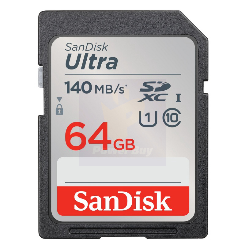 SANDISK เมมโมรี่การ์ด SD Card รุ่น Ultra (SDSDUNB-064G-GN6IN) ความจุ 64GB ประกัน 10 ปี Capacity : ความจุ 64GB Class : SDXC,U1,Class 10 Speed Rating : Read 140MB/s สามารถถ่ายภาพได้ในระดับ Full HD SanDisk Ultra® SD ทำงานได้เร็วและมีประสิทธิภาพ UHS-I กันน้ำ - Image 8