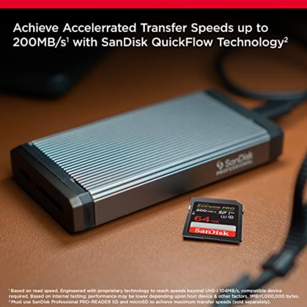 64 GB SD CARD (เอสดีการ์ด) SANDISK EXTREME PRO SDXC UHS-I CARD (SDSDXXU-064G-GN4IN) ประกันตลอดอายุการใช้งาน Capacity : ความจุ 64GB Class : SDXC,U3,V30 Class10 Speed Rating : Read 200MB/s Write 90MB/s ถ่ายภาพและวีดีโอ รองรับ Full HD และ 4K UHD - Image 6
