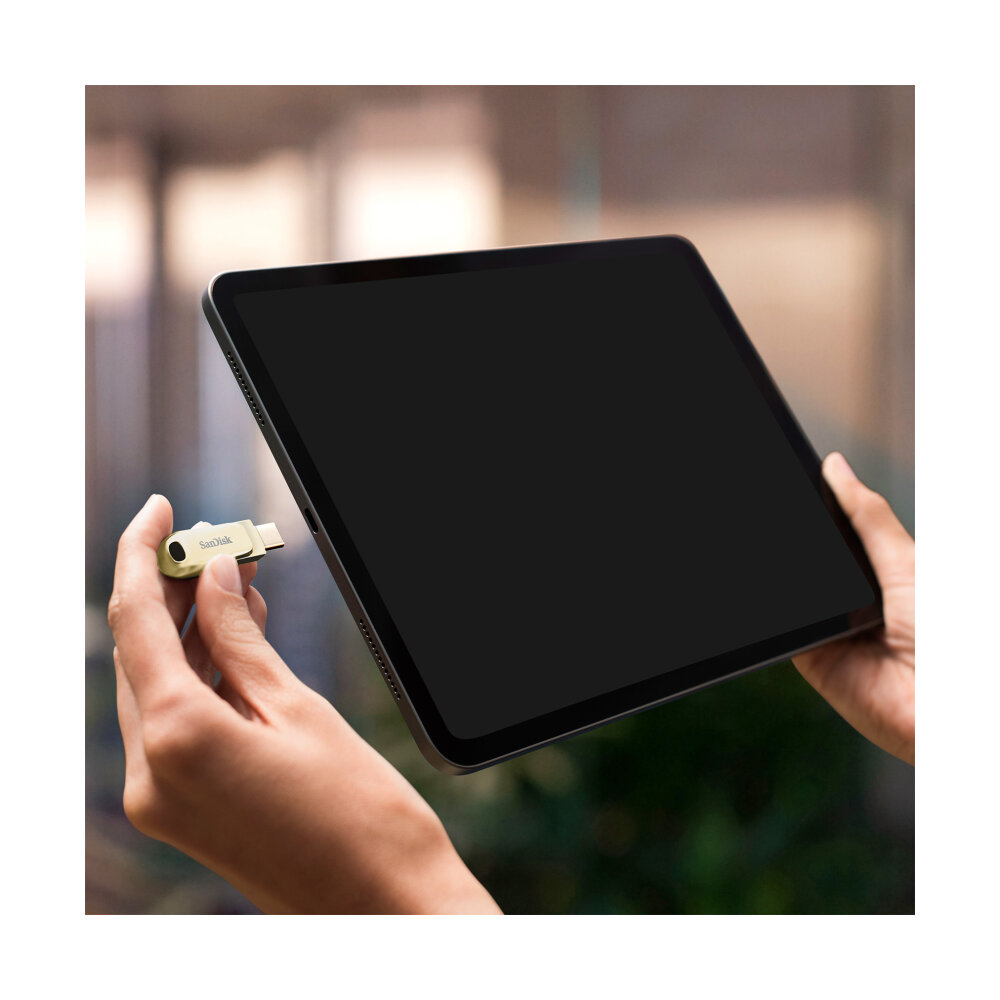 แท้ 100% แฟลชไดรฟ์ SanDisk Ultra Dual Drive Luxe USB Type-C™ - 512GB (สีทอง) ( SDDDC4-512G-G46GD ) ประกัน 5 ปี - Image 12