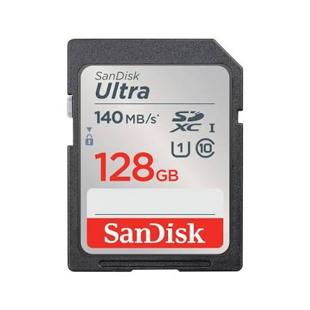 128 GB SD CARD (เอสดีการ์ด) SANDISK ULTRA SDXC UHS-I CARD (SDSDUNB-128G-GN6IN) ประกัน 10 ปี Capacity : ความจุ 128GB Class : SDXC U1 Class10 Speed Rating : Read 140MB/s ถ่ายภาพและวิดีโอ Full HD กล้องถ่ายขนาดกะทัดรัดไปจนถึงระดับกลาง การบันทึกวิดีโอ UHS-I - Image 2