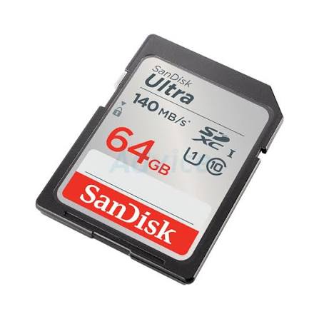 SANDISK เมมโมรี่การ์ด SD Card รุ่น Ultra (SDSDUNB-064G-GN6IN) ความจุ 64GB ประกัน 10 ปี Capacity : ความจุ 64GB Class : SDXC,U1,Class 10 Speed Rating : Read 140MB/s สามารถถ่ายภาพได้ในระดับ Full HD SanDisk Ultra® SD ทำงานได้เร็วและมีประสิทธิภาพ UHS-I กันน้ำ - Image 9