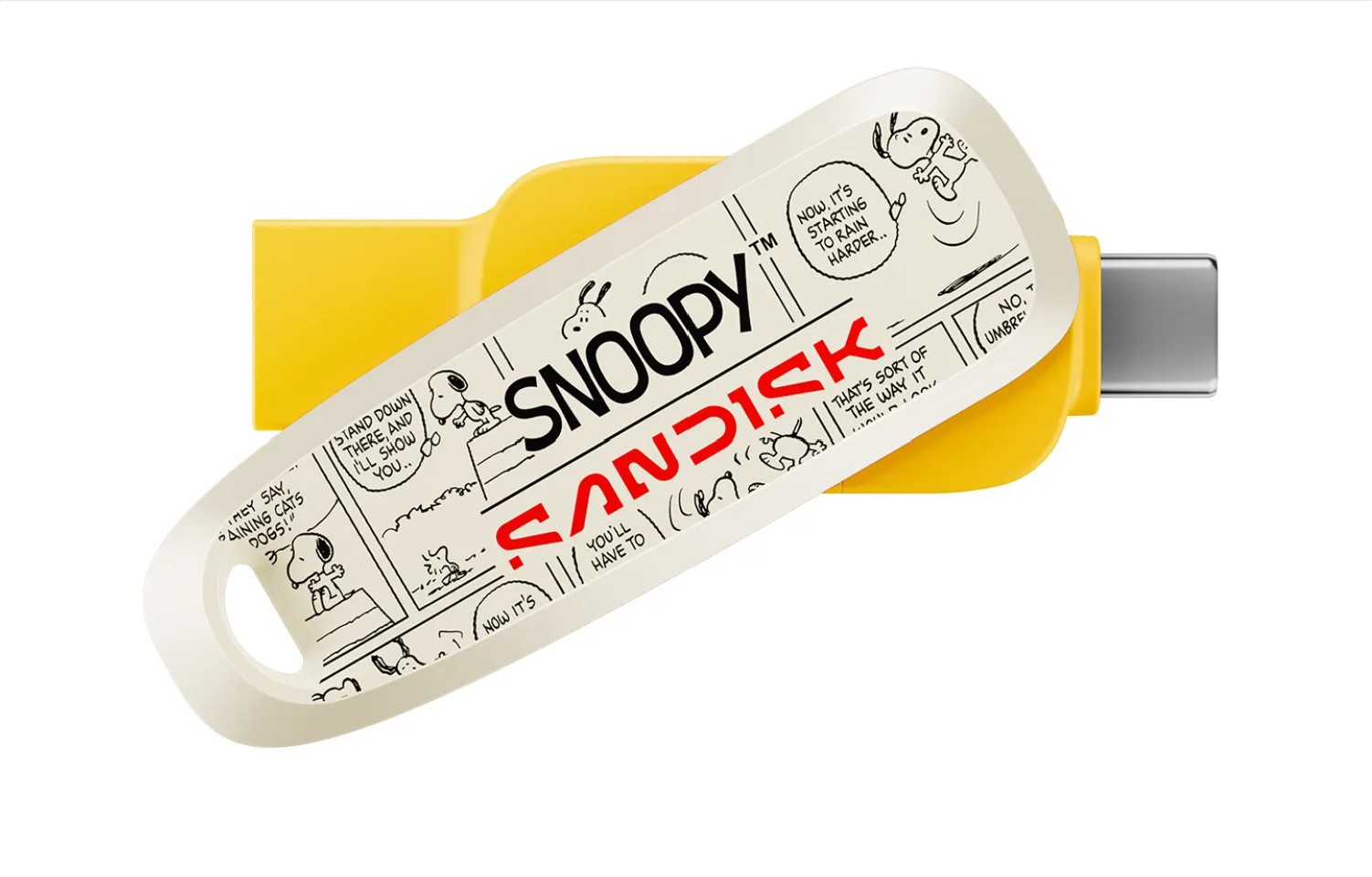 SANDISK แฟลชไดรฟ์ Snoopy USB Flash Drive Phone Drive USB-A/USB-C รุ่น SDDDC6-064G-PS46 สีเหลือง ความจุ 64GB ประกัน 5 ปี ● ความจุ 64GB ถ่ายโอนและเก็บไฟล์ได้จุใจ ● เชื่อมต่อได้ทั้ง USB-A และ USB-C ในแฟลชไดรฟ์เดียว - Image 5