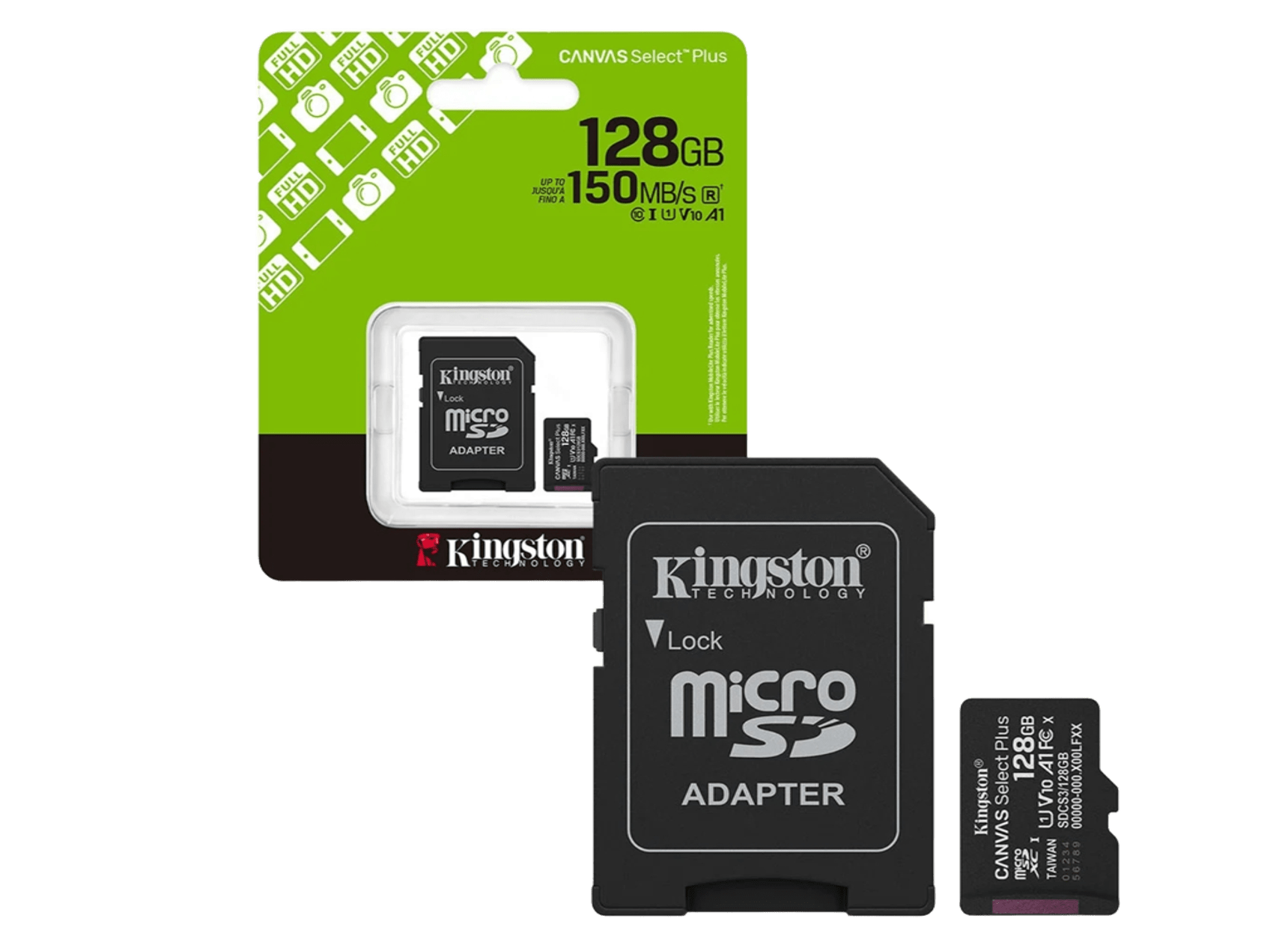 128 GB MICRO SD CARD (ไมโครเอสดีการ์ด) KINGSTON CANVAS SELECT PLUS + ADAPTER (SDCS3/128GB) ประกันตลอดอายุการใช้งาน Capacity :128GB Class : Class 10, U1, V10, A1 Speed Rating : Read 150MB/s การ์ด microSD Canvas Select Plus รองรับอุปกรณ์ Android - Image 11